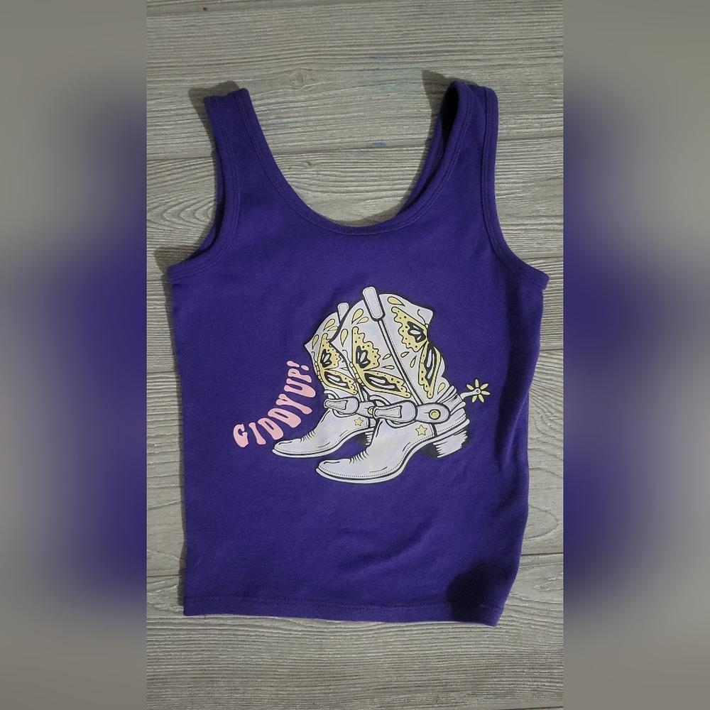 Country crop tank top